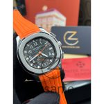 Patek Philippe Aquanaut Silver Orange Gray Screen