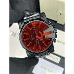 Diesel Mega Chief Silver Red Glass