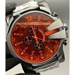 Diesel Mega Chief Silver Red Glass