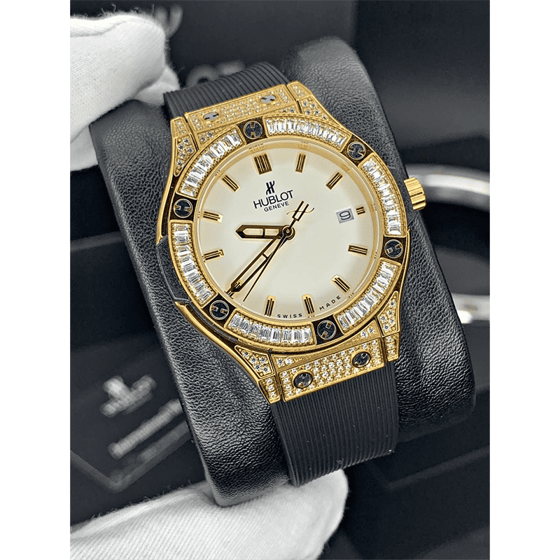 Hublot Diamonds Golden White Screen Full Jewel