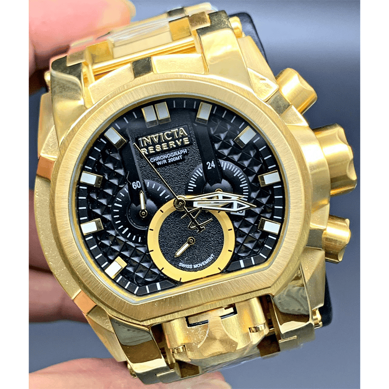 Invicta Bolt Zeus Gold Black Screen