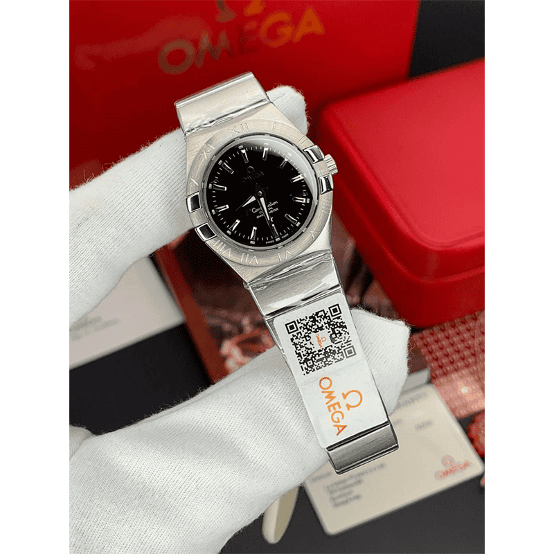 Omega Constellation Black Screen Line Index