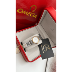 Omega Constellation Silver-Rose Gold Pearl Screen Jewel Index