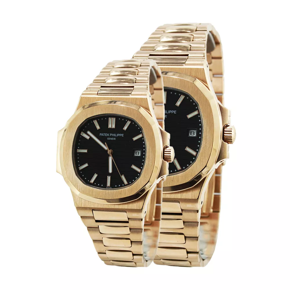 Patek Philippe Nautilus Golden Black Screen Set Thumb