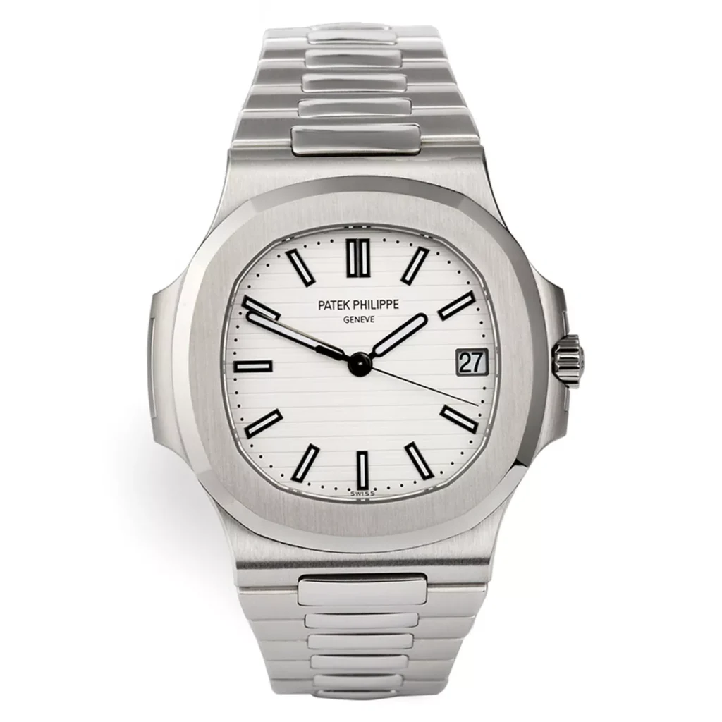 Patek Philippe Nautilus Silver White Screen Thumb