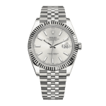 Rolex Datejust Silver White Screen Line Index