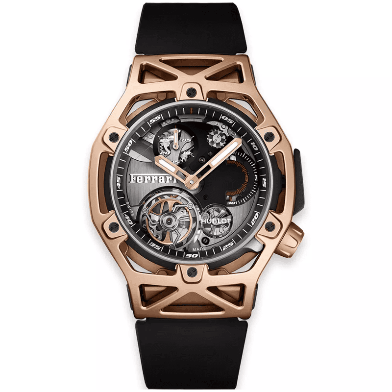 Hublot Techframe Ferrari Tourbillon Rose Gold