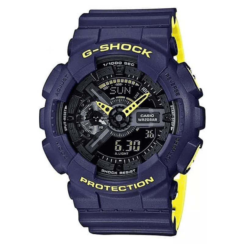 Casio G-Shock GA-110HC Navy Yellow