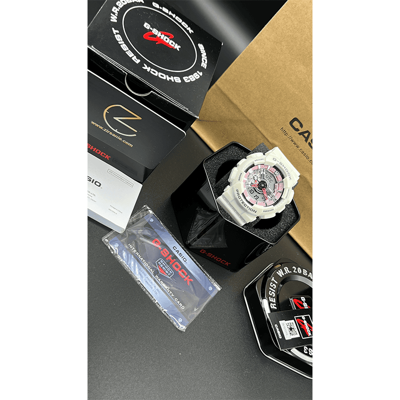 Casio G-Shock GA-110QR White Pink