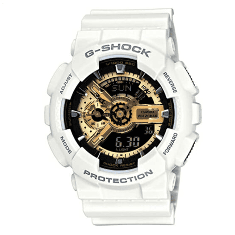 Casio G-Shock GA-110RQ White Golden