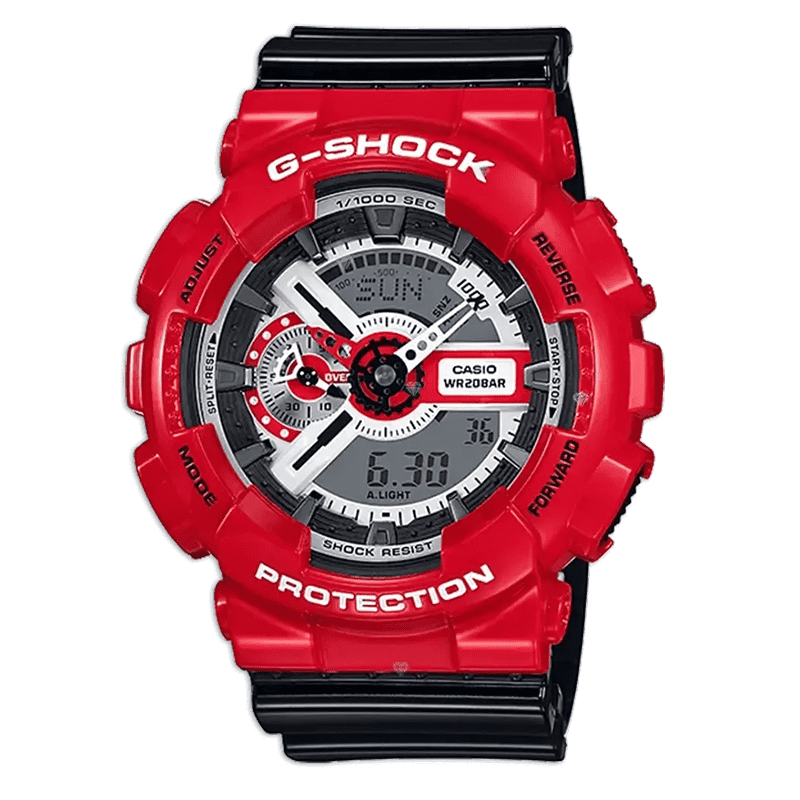 Casio G-Shock GA-110RR Red Black Screen