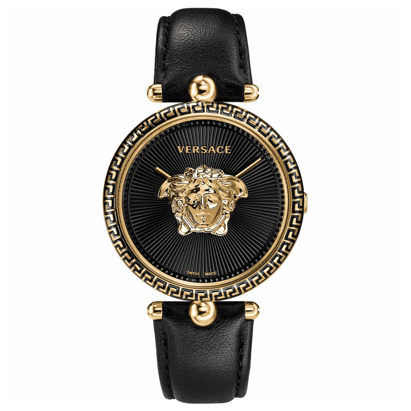 Versace Greca Full Black Greek Golden Around
