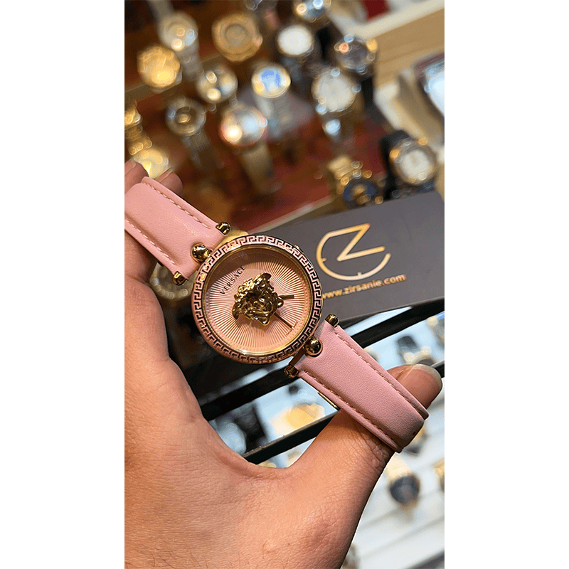 Versace Greca Full Pink Golden Around