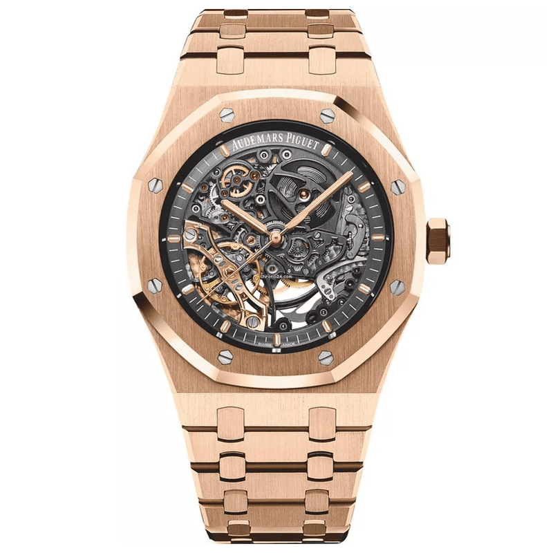 AP Royal Oak Skeleton Rose Gold