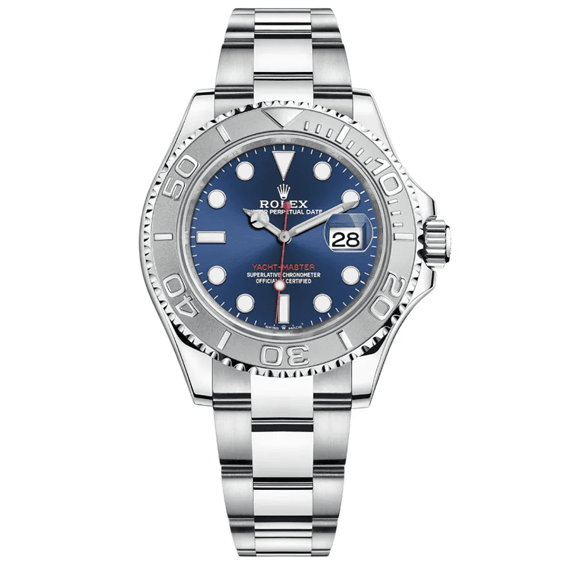 Rolex Yacht Master Silver Blue Screen