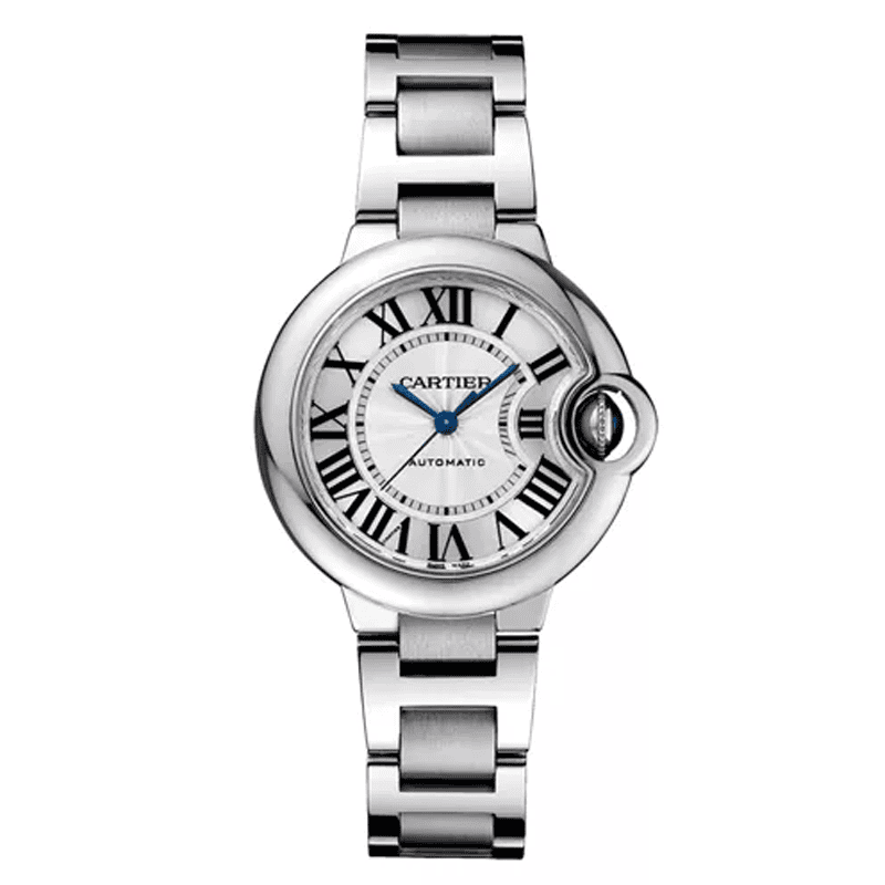 Cartier Ballon Bleu De Silver White Screen
