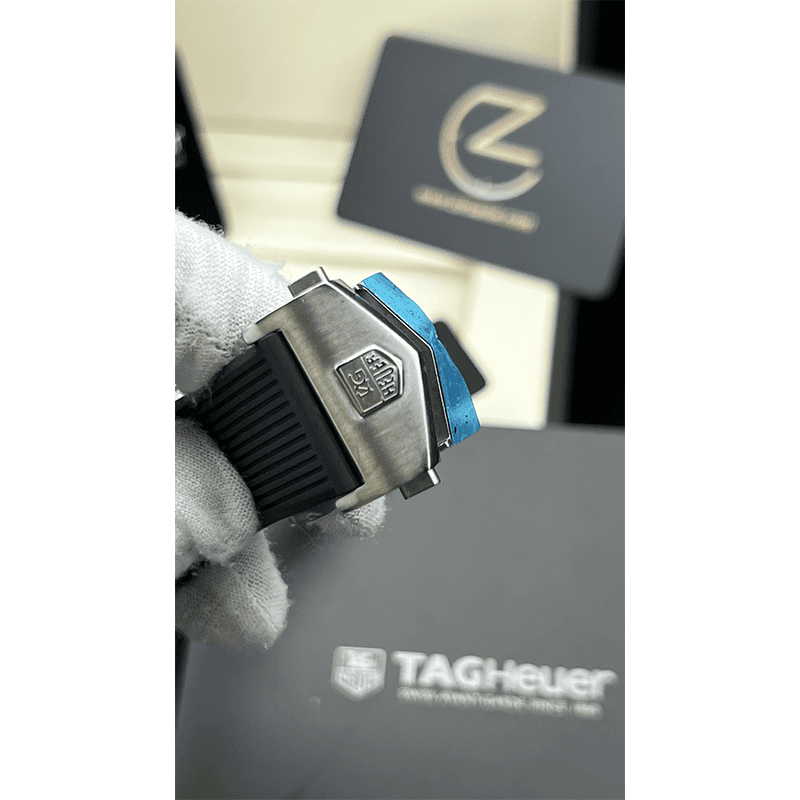 Tag Heuer Mercedes Benz Silver Rubber