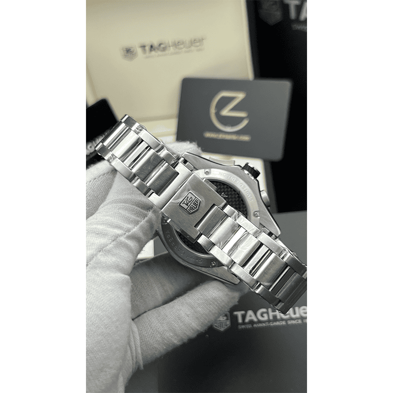 Tag Heuer Mercedes Benz Silver White Screen