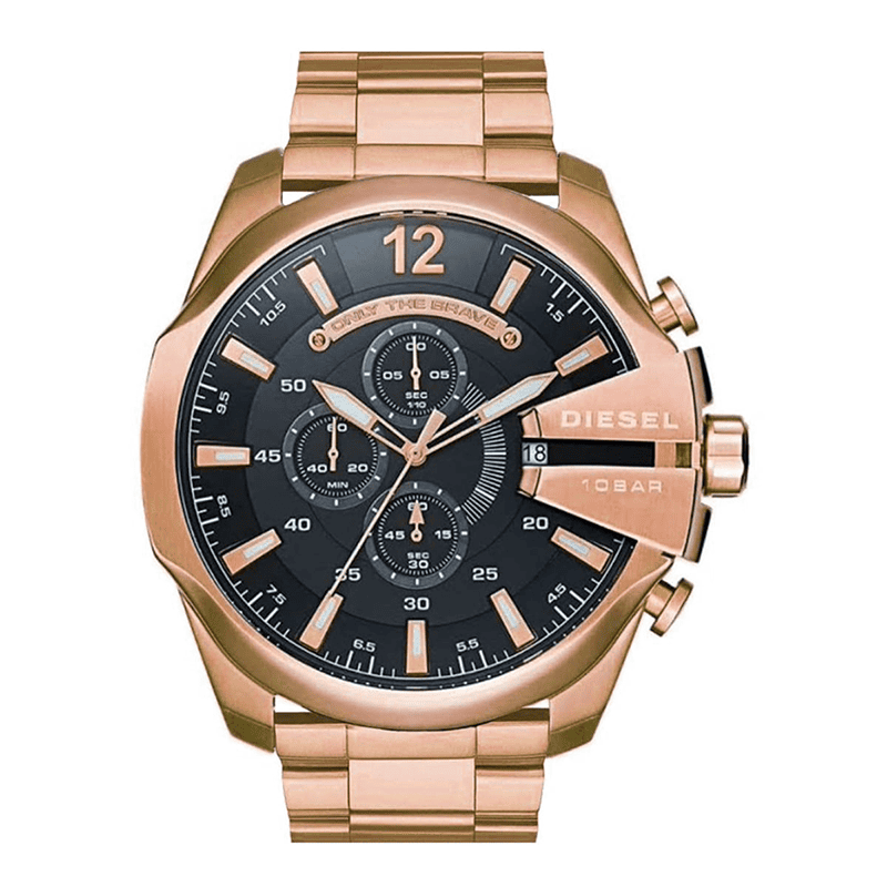 Diesel Mega Chief Rosegold Black Screen