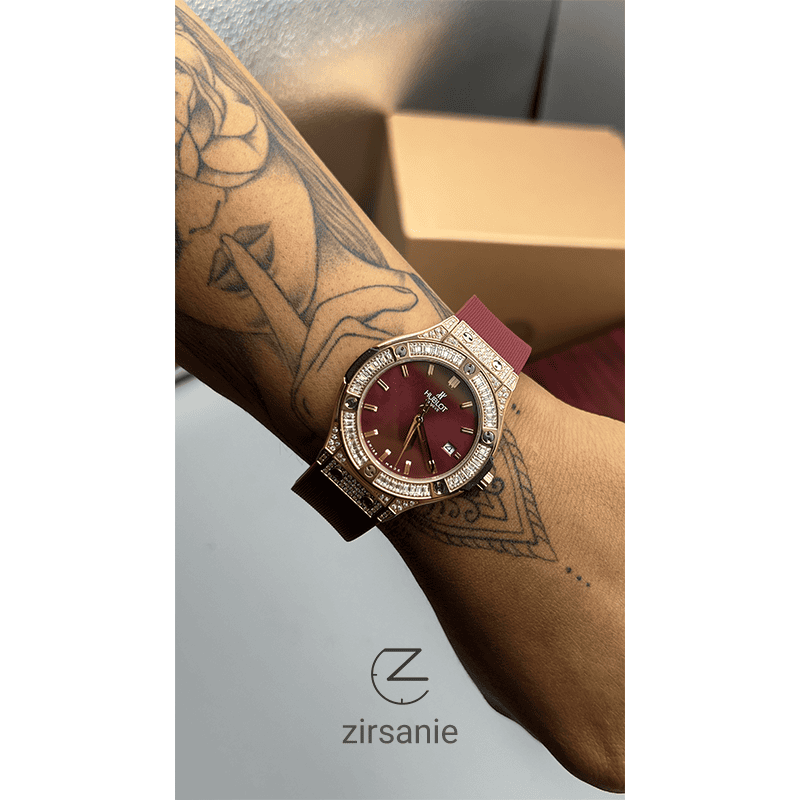Hublot Diamonds Rosegold Red Jewels