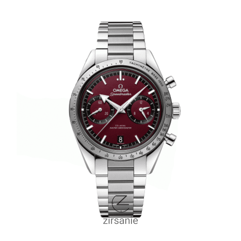 Omega Speedmaster Silver Red