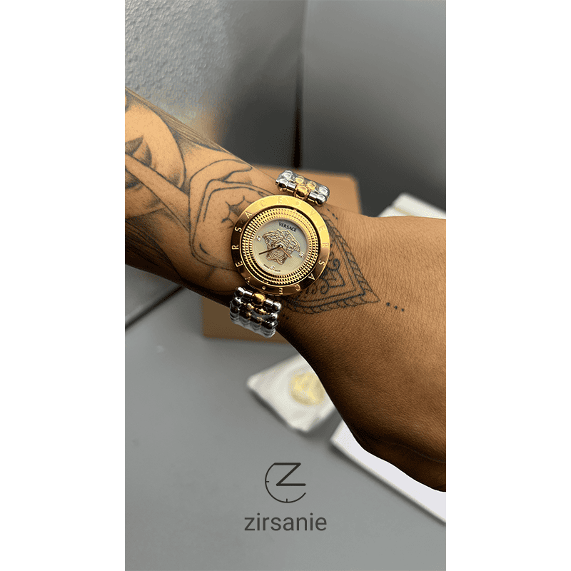 Versace Eon Golden Golden-Silver White