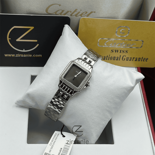 Cartier Panthere Sunray Plum Diamonds Silver Gray