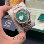 Rolex Day Date Rosegold Green Greek Index