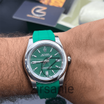 Rolex Oyster Perpetual Silver Green