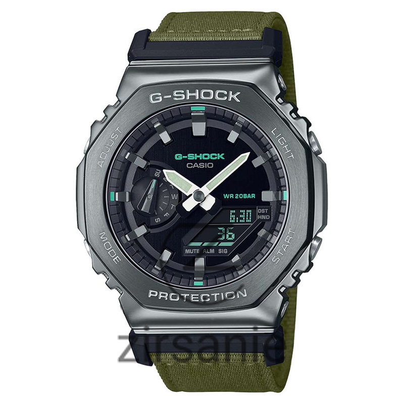 Gm2100 CHS Jishak Casio green men's wristwatch