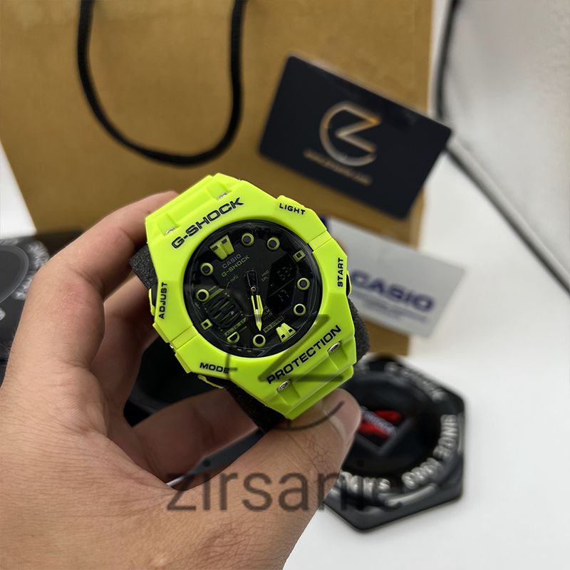 Casio G-Shock B001G Chartreuse Green Black