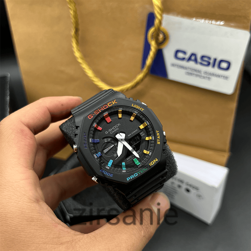 Casio G-Shock GA-2100 Black Multi Color