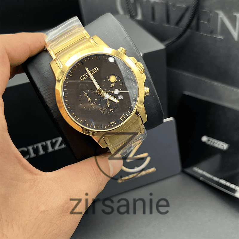 Citizen VIP Chronograph Gold Black