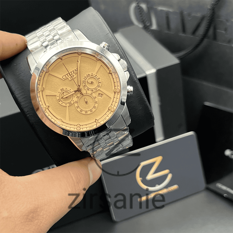 Citizen VIP Chronograph Silver Beige