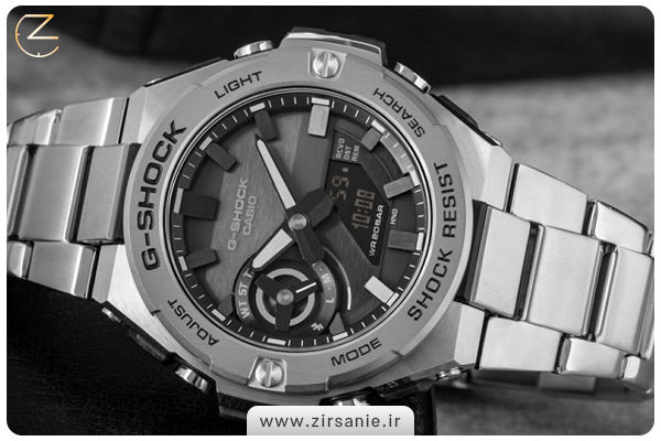 ساعت مردانه کاسیو جی شاک مدل Casio G-Shock G500 Silver Black