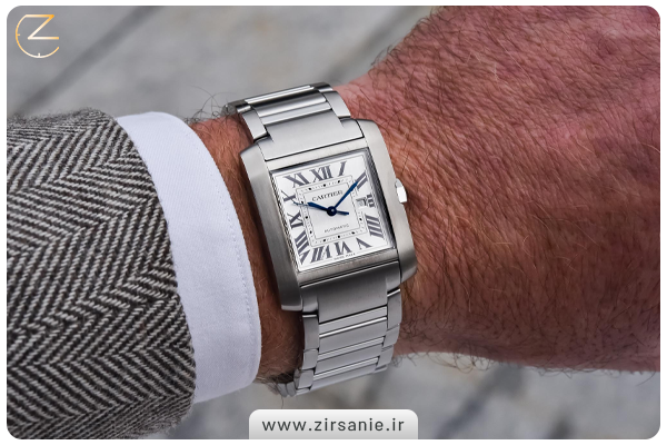 ساعت کارتیر تانک Cartier Tank Silver White