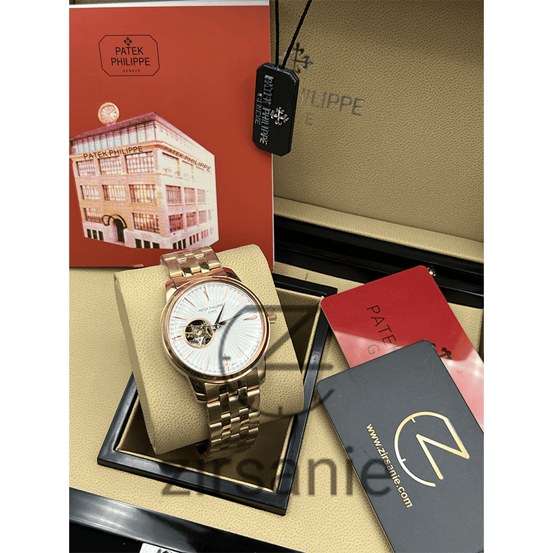 Patek Philippe Tourbillon Rosegold White