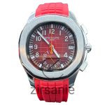 Patek Philippe Aquanaut Red Silver