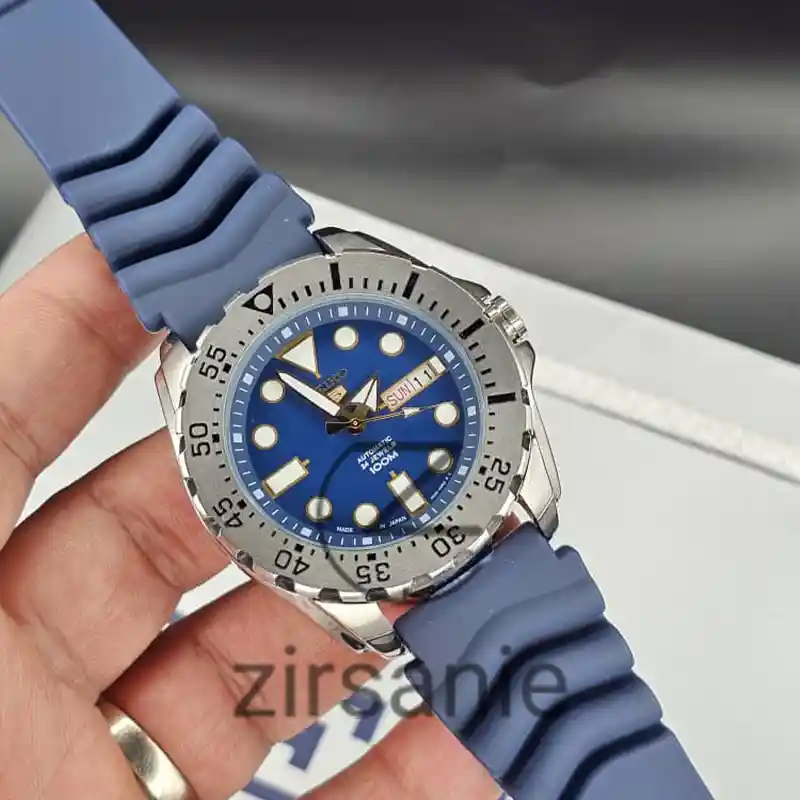 Seiko 5 Sport Automatic Silver Blue