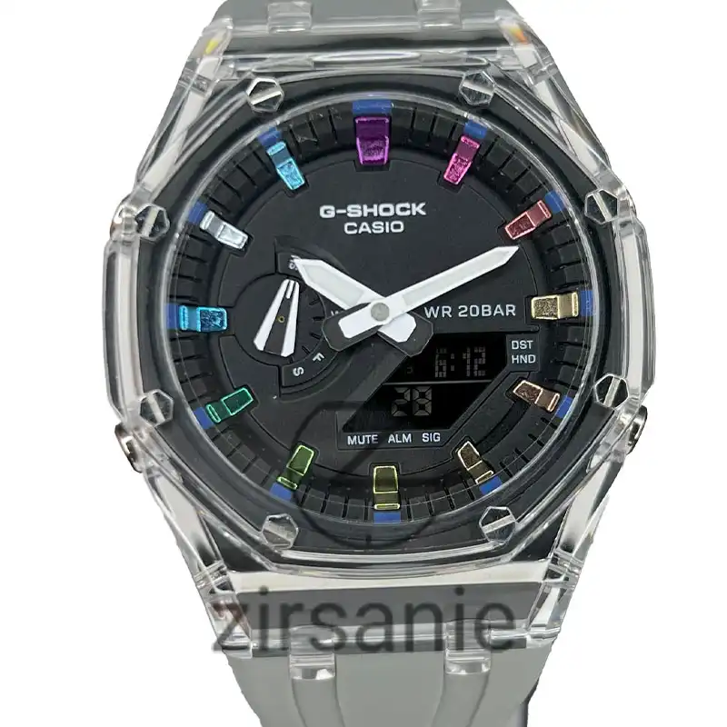 Casio G-Shock Ga-2100 Custom Glass Frame Gray