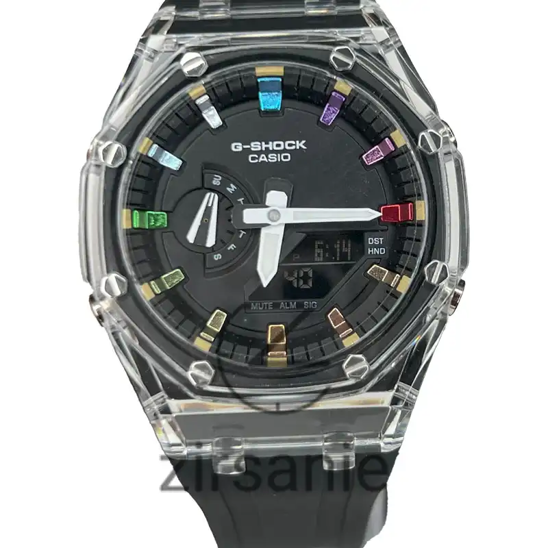 G-Shock Ga-2100 Custom Glass Frame Black