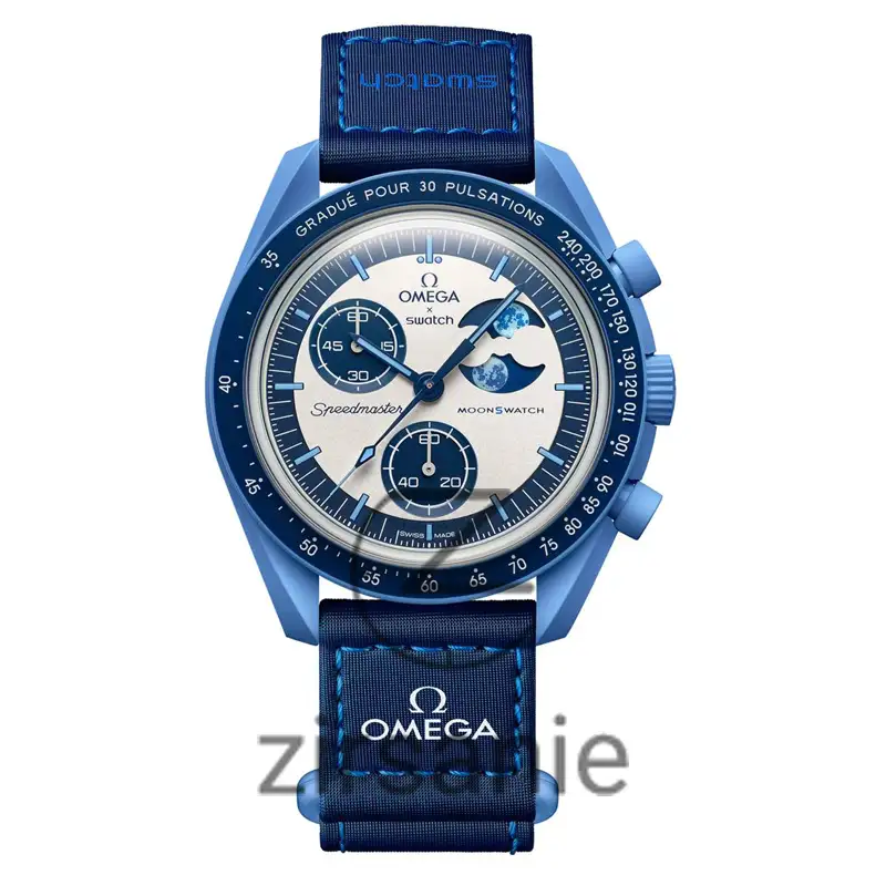 Omega Swatch Mission to the Moon Super Blue