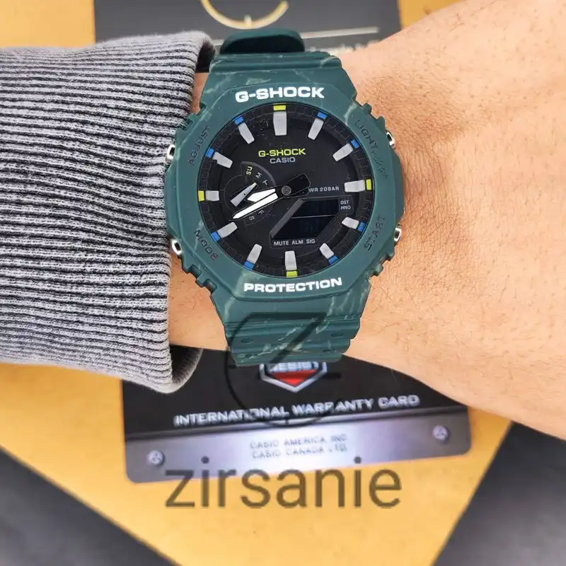(th) Casio G-Shock Ga-2100 Green
