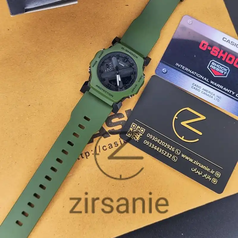 ساعت مچی کاسیو جی شاک سبز Casio G-Shock Ga-2300 green