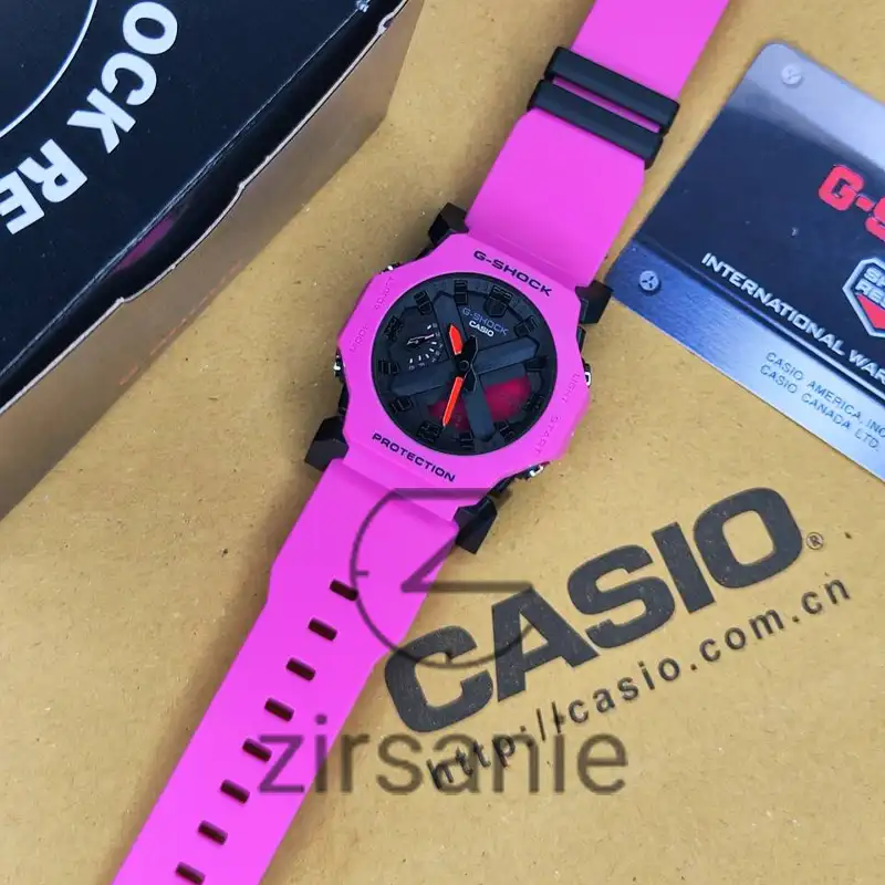 ساعت مچی کاسیو جی شاک صورتی Casio G-Shock Ga-2300Pink