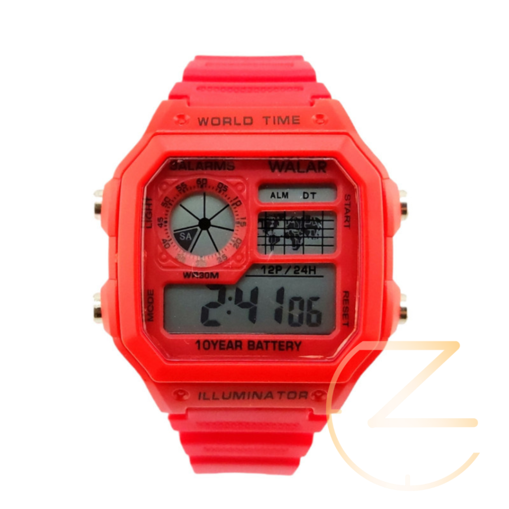 ساعت مچی کاسیو جیشاک جهان نما قرمز G-Shock Casio world time