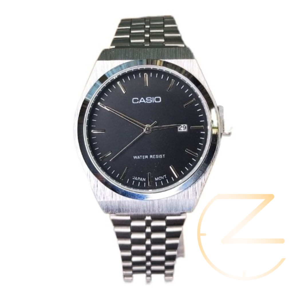 ساعت مچی کاسیو کلاسیک مردانه سیلور صفحه مشکی CASIO classic
