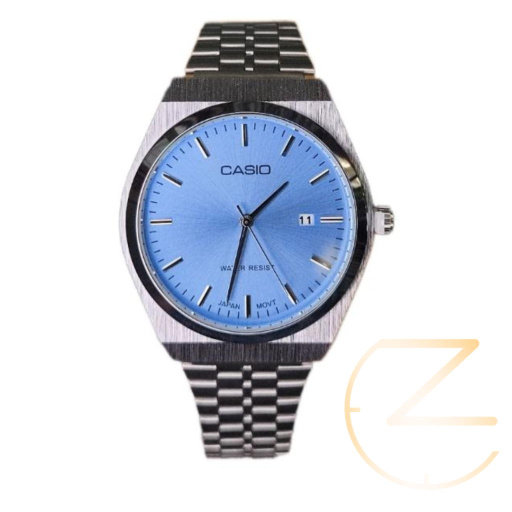 ساعت مچی کاسیو کلاسیک مردانه سیلور صفحه تیفانی CASIO classic