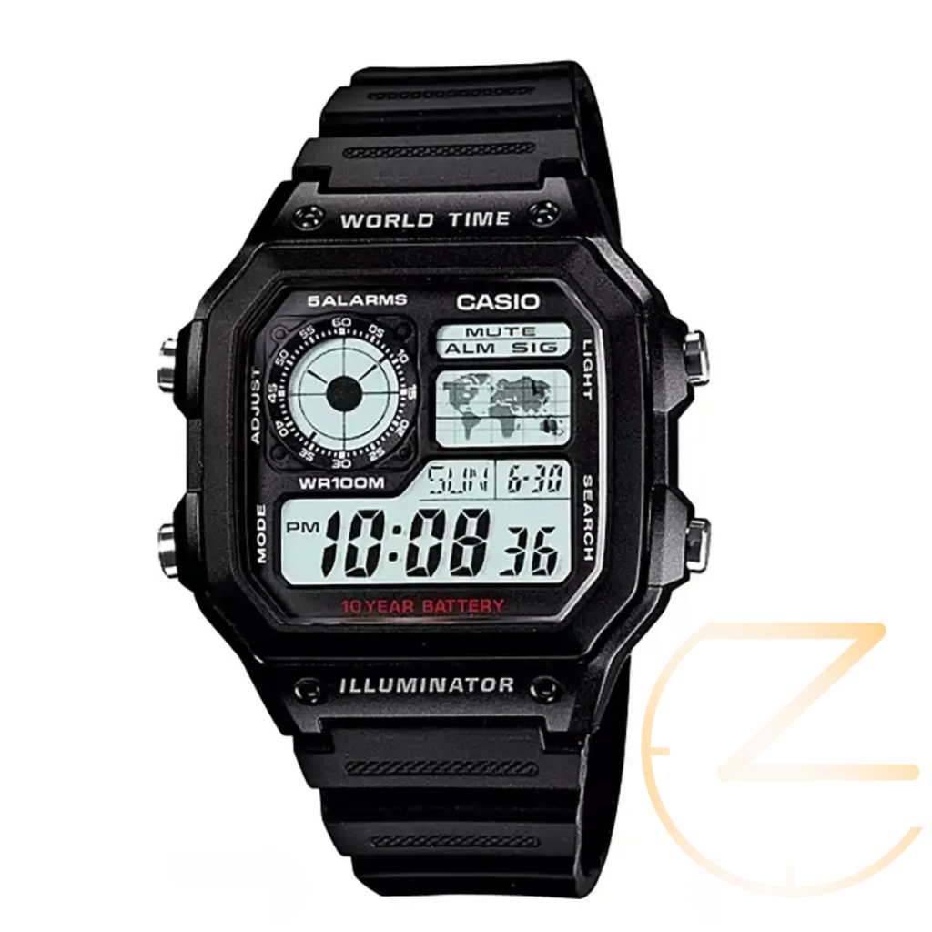 ساعت مچی کاسیو جیشاک جهان نما مشکی G-Shock Casio world time