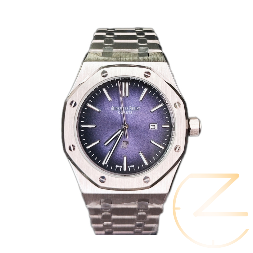 ساعت مچی اودمار پیگه استیل صفحه بنفش Audemars piguet